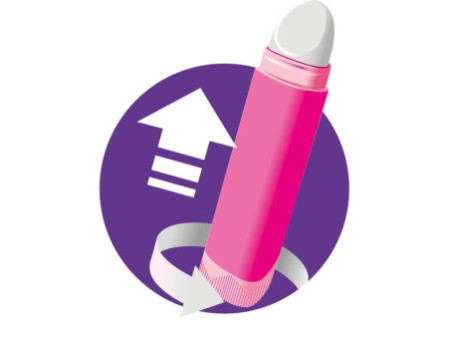 Maped Gomme en plastique Barbie + rechange, blister