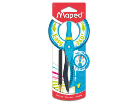 Maped Compas 360 degrés Agility Bague, assorti