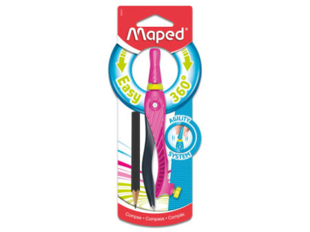 Maped Compas 360 degrés Agility Bague, assorti