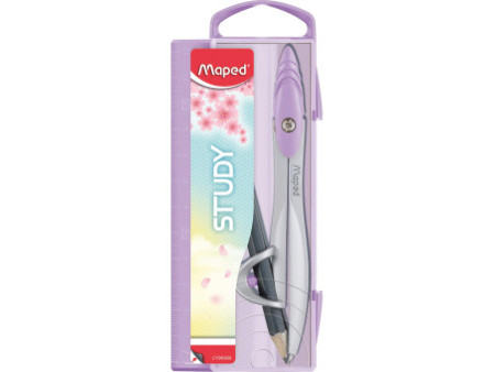 Maped Coffret compas Study PASTEL, incl. bague universelle