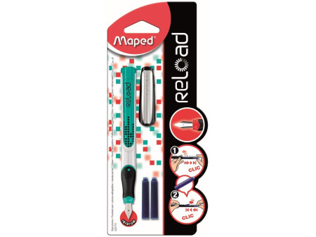 Maped Stylo plume Reload, assorti, taille de plume: M