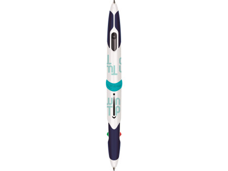 Maped Stylo à bille quatre couleurs Twin Tip, noir/blanc