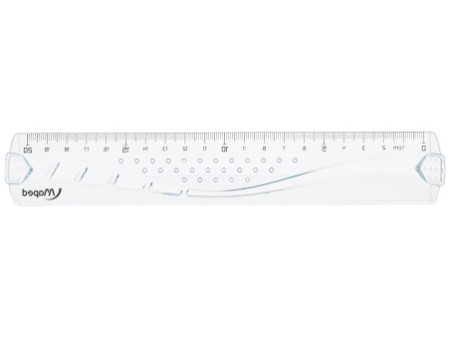Maped Règle plate Geometric, 200 mm, en plastique