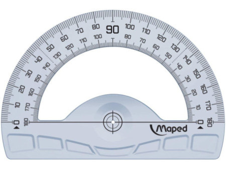 Maped Rapporteur demi-circulaire géométrique 180 degrés