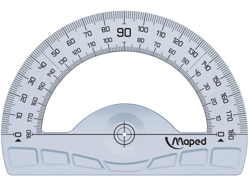 Maped Rapporteur demi-circulaire géométrique 180 degrés
