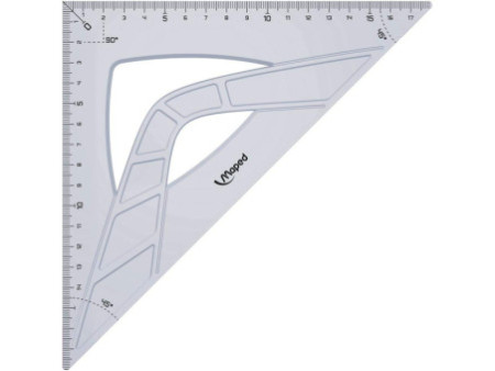 Maped Equerre Geometric 45 degrés, hypoténuse: 260 mm, en