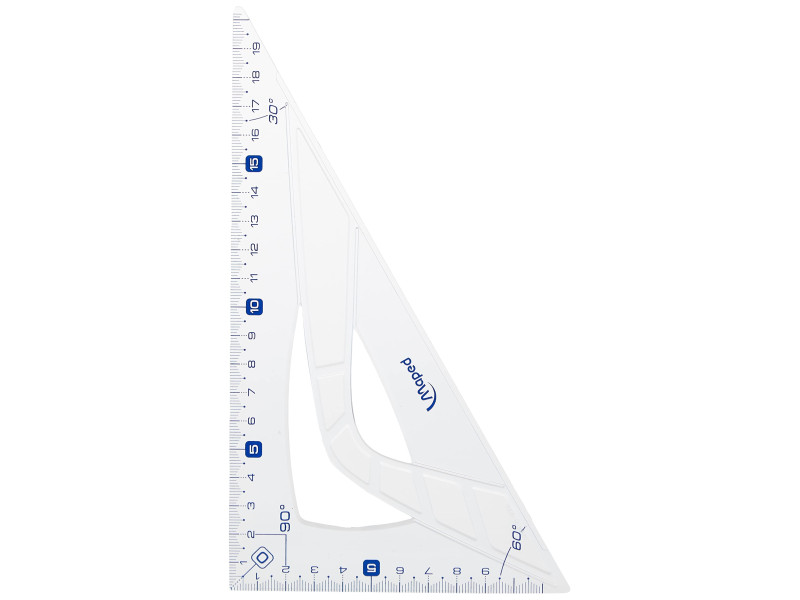 Maped Equerre Geometric 60 degrés, grand côté: 210 mm
