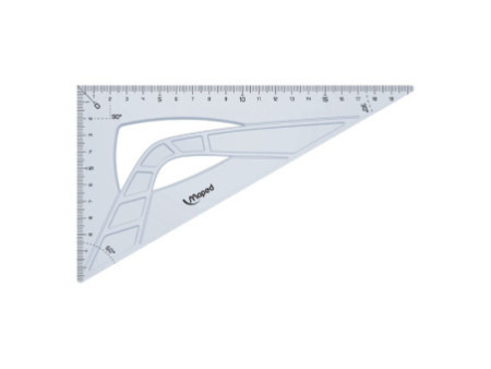 Maped Equerre Geometric 60 degrés, grand côté: 210 mm
