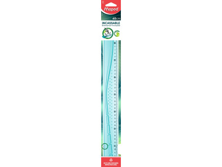Maped règle plate Flex, 400 mm, en plastique, incassable