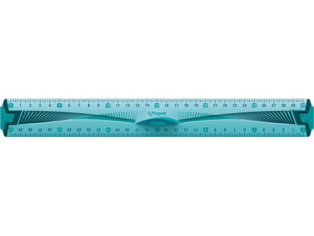 Maped Règle plate Flex, 300 mm, en plastique, avec poignée