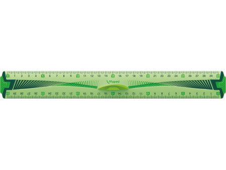 Maped Règle plate Flex, 300 mm, en plastique, avec poignée