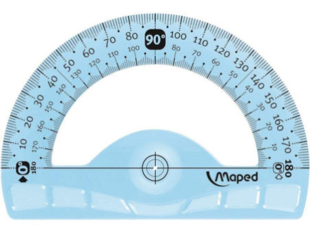Maped Rapporteur demi-circulaire Flex 180 degrés, 120 mm
