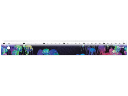 Maped Règle plate DEEPSEA PARADISE, 300 mm, en plastique