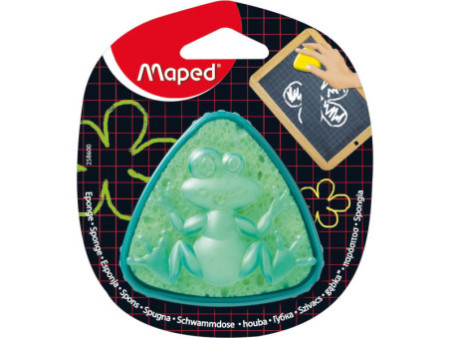 Maped Eponge pour ardoise,en boîte 'grenouille',triangulaire