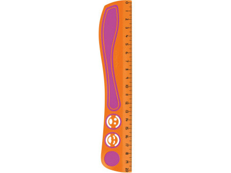 Maped Règle plate Kidy Grip, 200 mm, en plastique