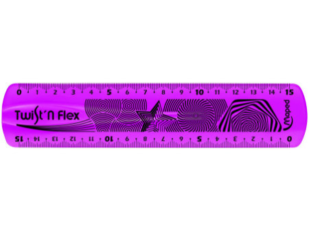 Maped Règle plate Twist'n Flex, 150 mm, incassable, flexible