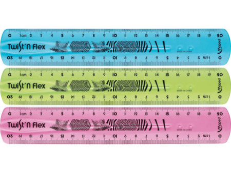 Maped Règle plate Twist'n Flex, 200 mm, incassable, flexible