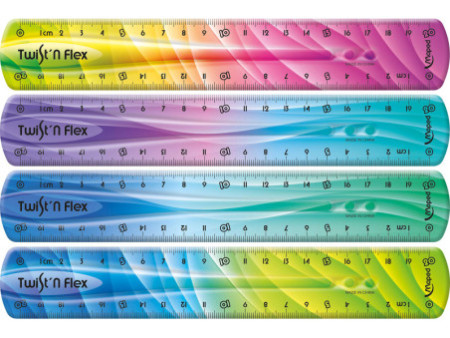 Maped Règle plate Twist'n Flex DECOR, 200 mm, incassable