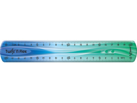 Maped Règle plate Twist'n Flex DECOR, 200 mm, incassable