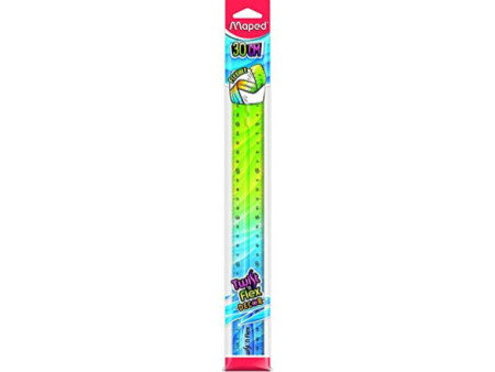 Maped Règle plate Twist'n Flex DECOR, 300 mm, incassable
