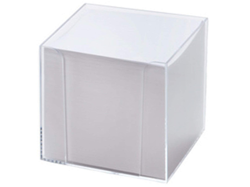 folia Bloc cube avec boîtier, plastique, transparent fumé