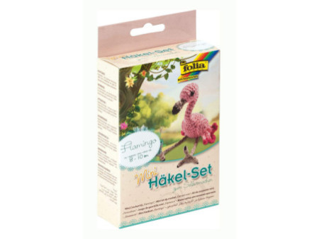 folia Mini kit de crochet 'Flamand rose'