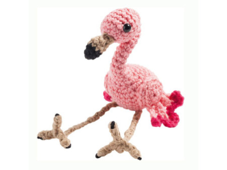 folia Mini kit de crochet 'Flamand rose'