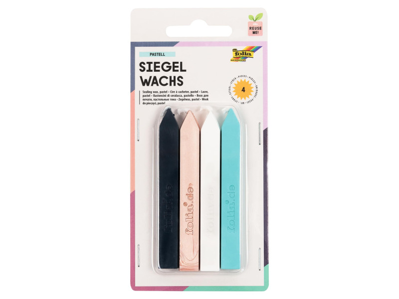 folia Cire à cacheter STYLE, kit de 4