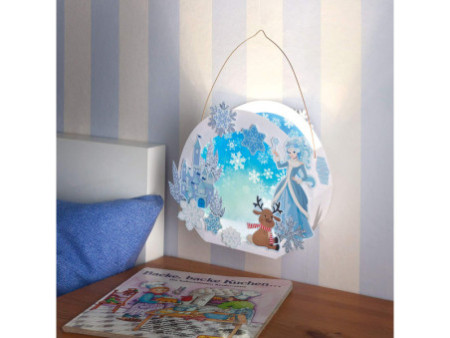 folia Kit lanterne à fabriquer 'Princesse des glaces', blanc