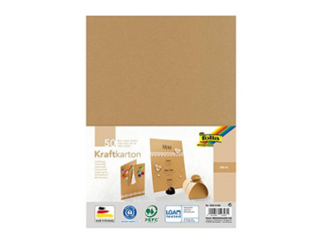 folia Papier kraft, 230 g/m2, A4, 50 feuilles