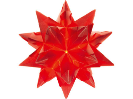 folia Feuilles de papier pliables étoile Bascetta, 75 x 75mm