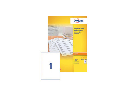 Fin de série: AVERY Etiquette pour photocopieur, 70 x 37 mm,