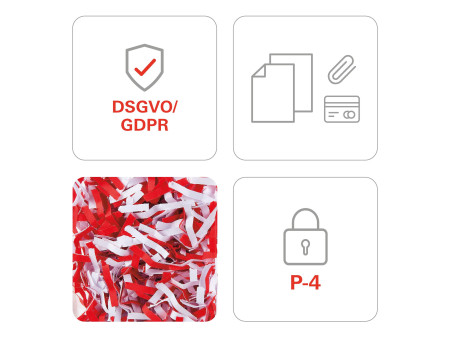 HSM Destructeur de documents SECURIO B22, particules: 3,9x