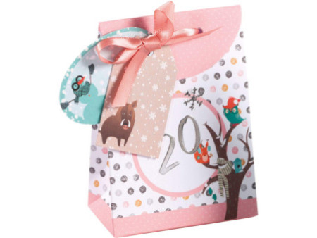 folia Calendier de l'Avent 'Boîte cadeau pastel', 26 pièces