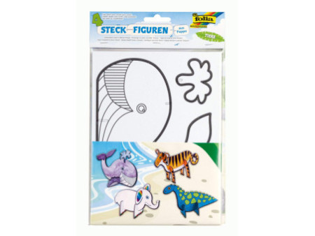folia Personnage en carton à assembler 'Animaux', carton