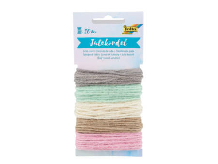 folia Cordon de jute, 5 x 4 m, assorti
