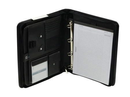 Alassio Organiseur de tablette A4 TRENTO, similicuir, noir