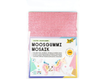 folia Mosaïque en gomme mousse 'Glitter', auto-adhésif
