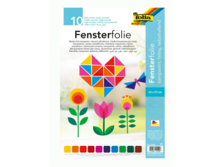 folia Film pour fenêtre, 230 x 330 mm, assorti