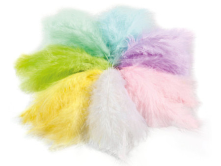folia Plumes soyeuses, 100 g, couleurs pastel