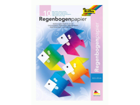folia Pochette de papier arc-en-ciel, 225 x 320mm, 100g/m2