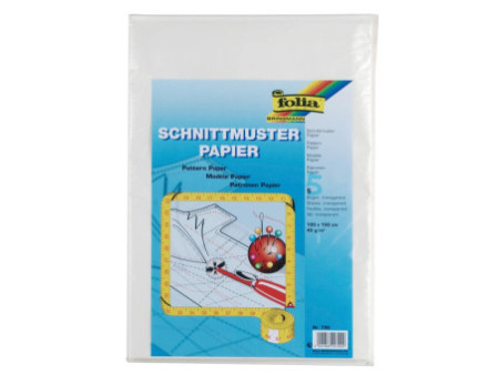 folia Papier pour patrons de couture, transparent