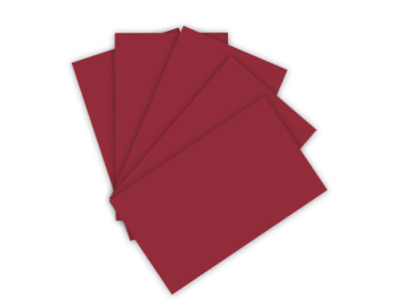 folia Papier de couleur, A3, 130 g/m2, rouge foncé