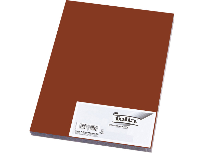 folia Papier de couleur, A3, 130 g/m2, chocolat