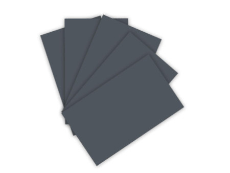 folia Papier de couleur, A3, 130 g/m2, anthracite