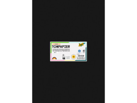 folia Papier de couleur, A3, 130 g/m2, noir