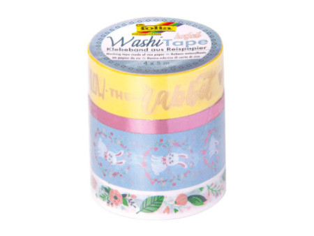 folia Ruban adhésif décoratif Washi-Tape 'FOLLOW THE RABBIT'