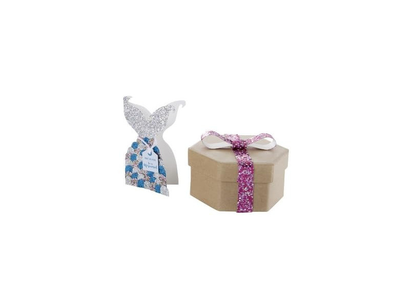 folia Carton à paillettes 'GROS', 500 x 700 mm, 300 g/m2