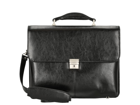 Alassio Porte-documents 'FAENZA', cuir véritable