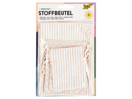 folia Sachet en tissu avec impression de motif, 3 tailles
